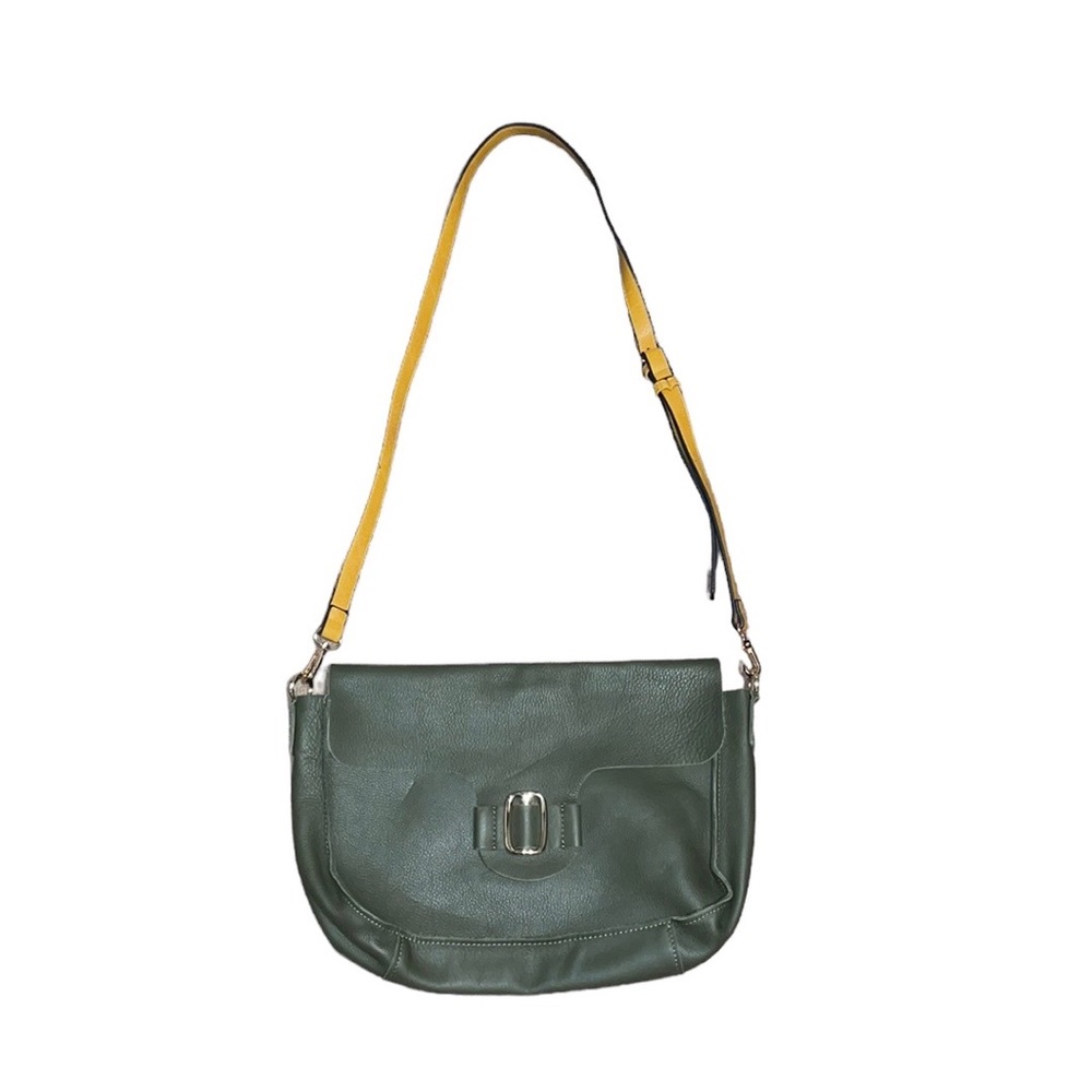 Falor forest green crossbody bag